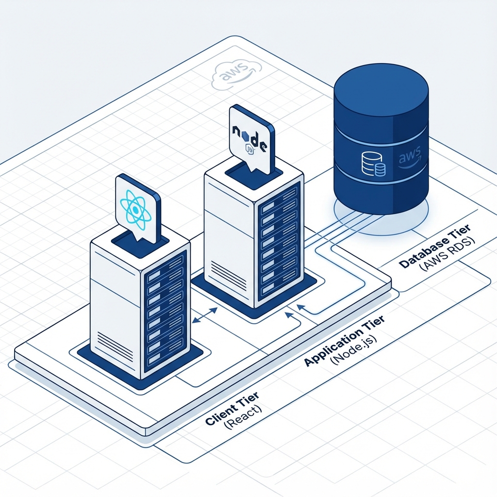 Cloud-Based 3-Tier Architecture Diagram